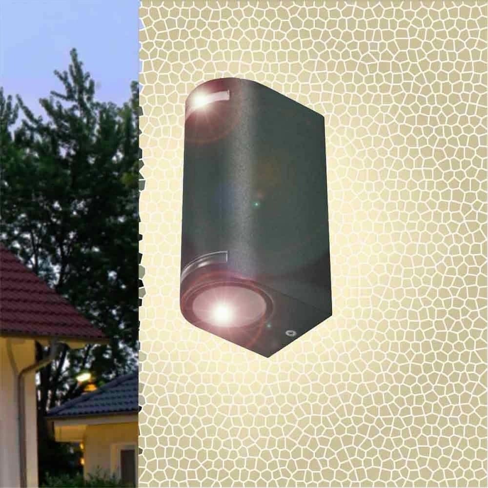 APPLIQUE ESTERNO PER PARETE FACCIATE GIARDINO LAMPADA UP&DOWN GU10 IP54 GN-WL062 in Lampade da parete Trade Shop italia - Napoli, commercioVirtuoso.it