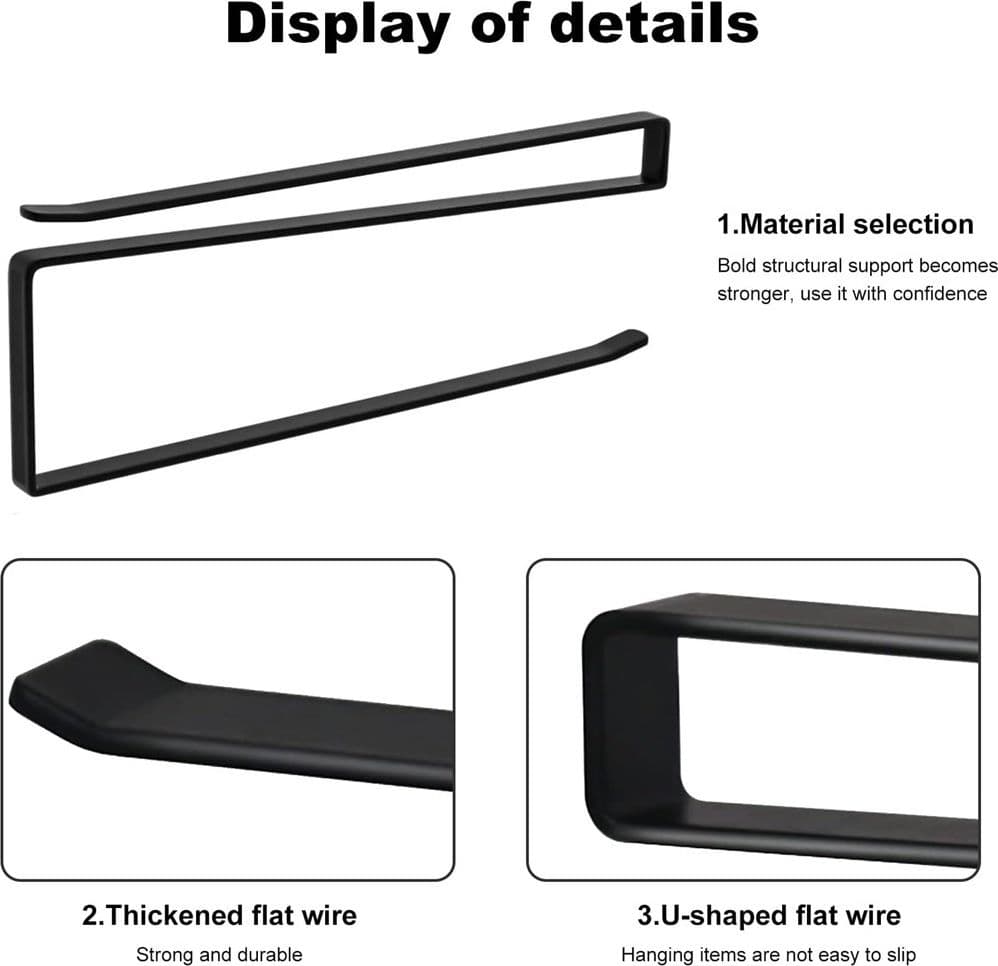 PORTAROTOLO 27CM SOTTOPENSILE SENZA FORARE PER CUCINA BAGNO PORTA ASCIUGAMANO in Porta carta da cucina Trade Shop italia - Napoli, commercioVirtuoso.it
