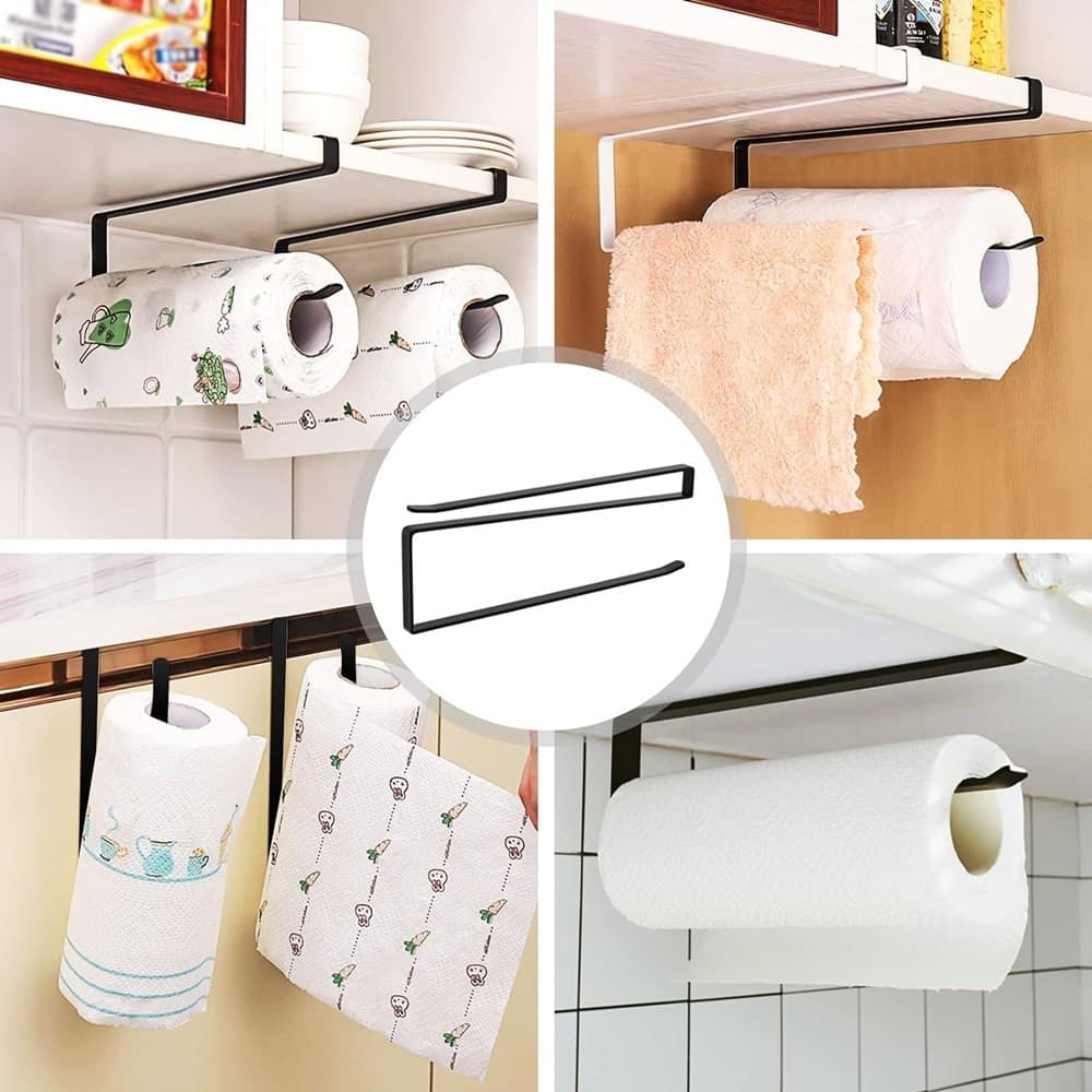 PORTAROTOLO 27CM SOTTOPENSILE SENZA FORARE PER CUCINA BAGNO PORTA ASCIUGAMANO in Porta carta da cucina Trade Shop italia - Napoli, commercioVirtuoso.it