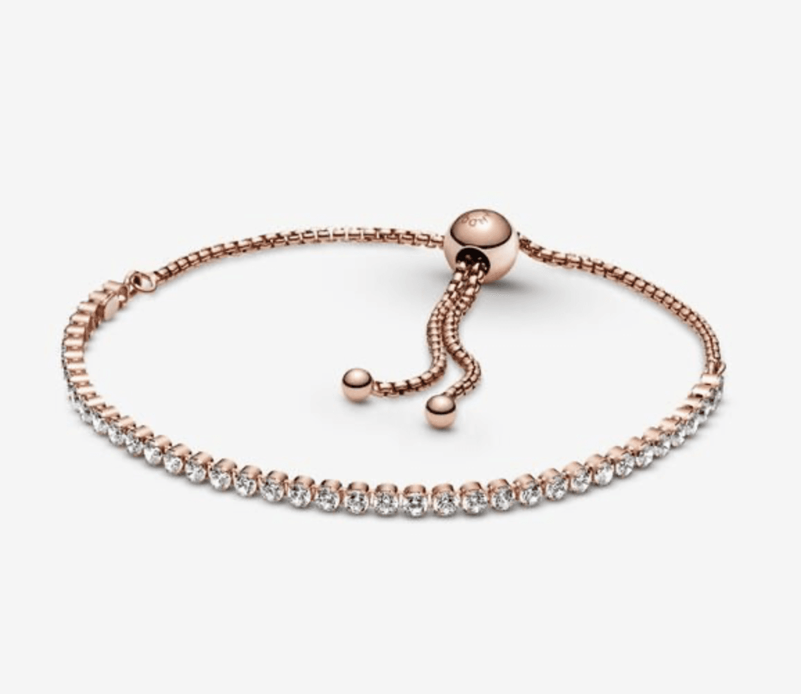 Pandora - Bracciale tennis scintillante con chiusura regolabile in Bracciali Alba Gioielli - Casoria, commercioVirtuoso.it