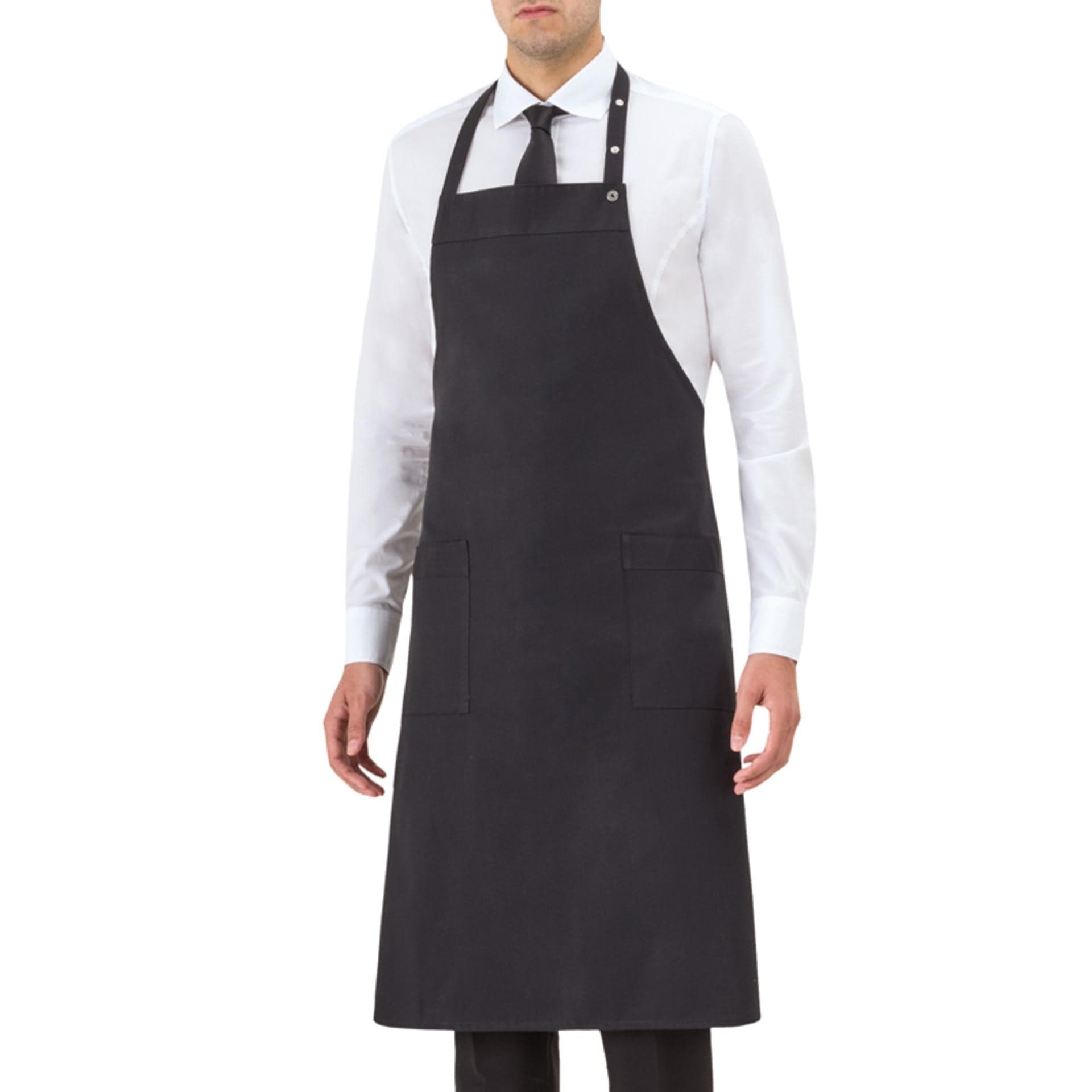 Grembiule San Pietroburgo Nero Grembiule Cuoco Taglie Forti Misura 100x100 in Grembiuli da chef Dresswork - Como, commercioVirtuoso.it
