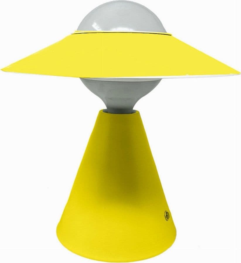 LAMPADA DA TAVOLO DECORATIVA CON PARALUME A CAPPELLO ORIENTABILE LUME E27 D13 in Lampade da tavolo e abat-jour Trade Shop italia - Napoli, commercioVirtuoso.it