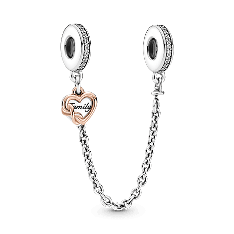 Pandora Catena di Sicurezza Famiglia nel Cuore in Bead Charm Alba Gioielli - Casoria, commercioVirtuoso.it