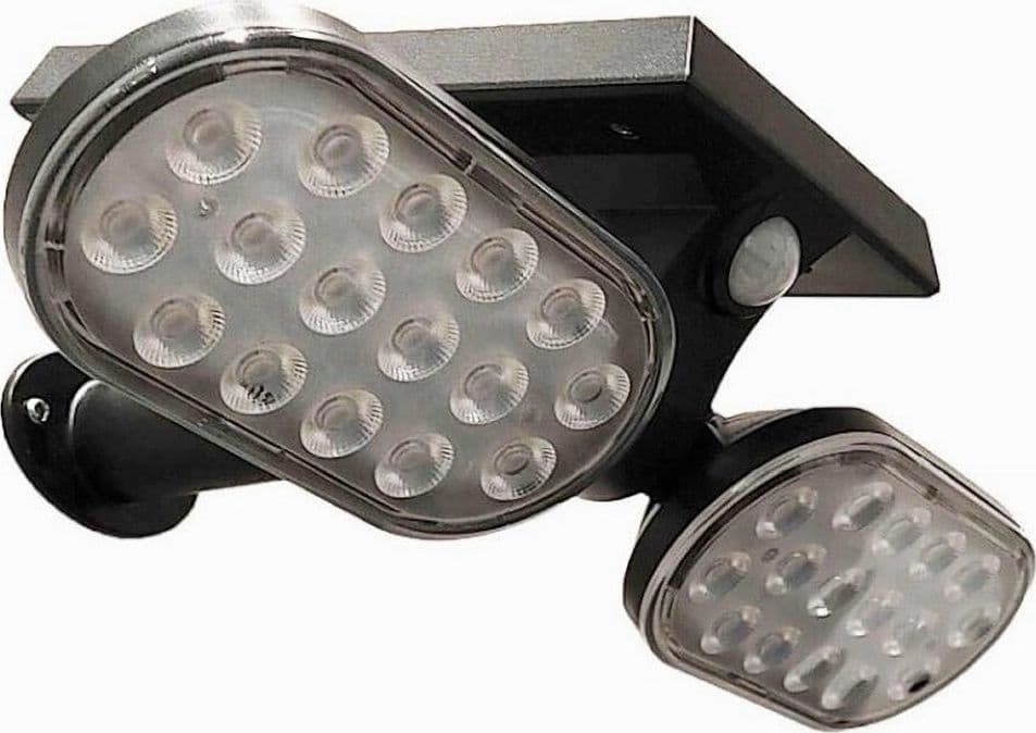FARETTO DOPPIO A LED SNODABILE RICARICABILE PANNELLO SOLARE PICCHETTO YH0518-PIR in Proiettori Trade Shop italia - Napoli, commercioVirtuoso.it