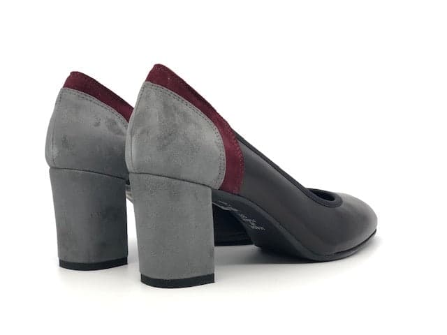 ELLEN decollete nero con tallone decorato in Scarpe col tacco Calzature Durello - Agna, commercioVirtuoso.it