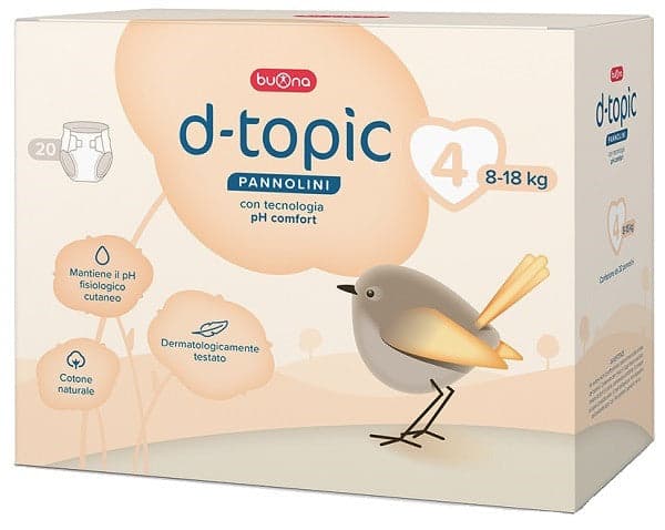 Dtopic pannolini 4 20pz