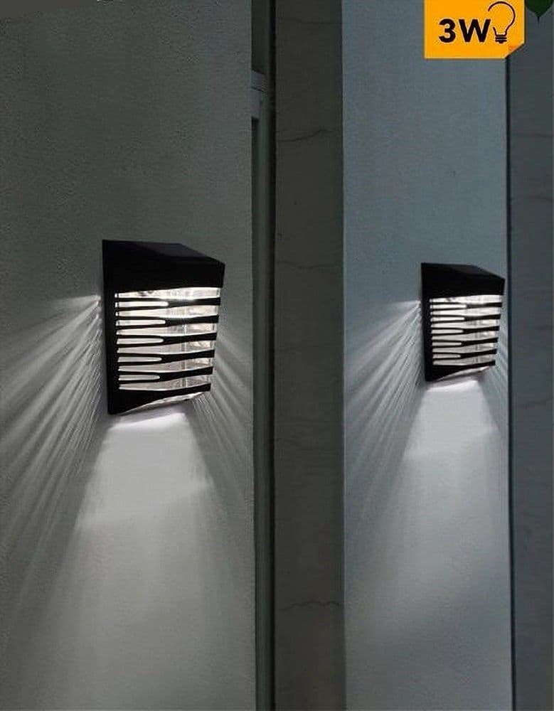 APPLIQUE LED RICARICABILE 3WATT CON PANNELLO SOLARE IP65 LUCE 3000K 6500K YH0614 in Lampade da parete Trade Shop italia - Napoli, commercioVirtuoso.it