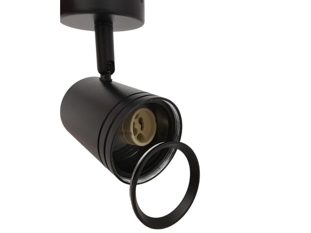 PORTA FARETTO PROIETTORE ORIENTABILE DA SOFFITTO PARETE A CILINDRO GU10 P28-GU10 in Faretti da soffitto Trade Shop italia - Napoli, commercioVirtuoso.it