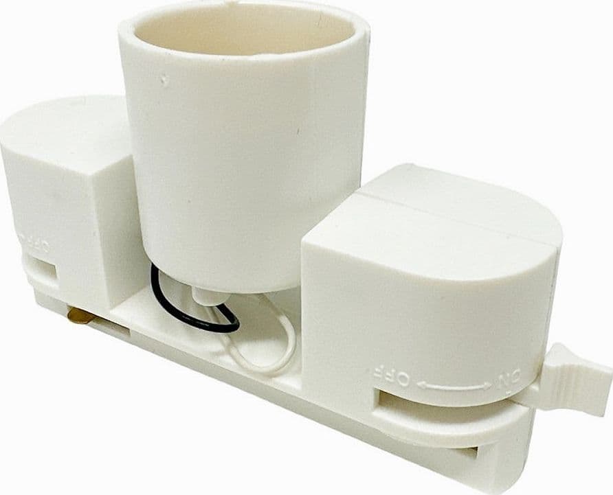 PORTALAMPADA PER BINARIO MONOFASE CONNETTORE LAMPADINE E27 ADATTATORE PISTA-E27 in Faretti da soffitto Trade Shop italia - Napoli, commercioVirtuoso.it