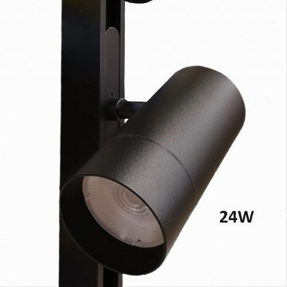 FARETTO LED 24W NERO MAGNETICO PER BINARIO MONOFASE 48V LUCE 4000K 3000K COB-24W in Faretti da soffitto Trade Shop italia - Napoli, commercioVirtuoso.it