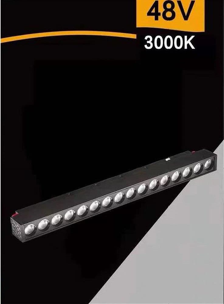 FARETTO BARRA LED 18W MAGNETICO PER BINARIO MONOFASE 48V LUCE 4000K 3000K FR-18W in Faretti da soffitto Trade Shop italia - Napoli, commercioVirtuoso.it