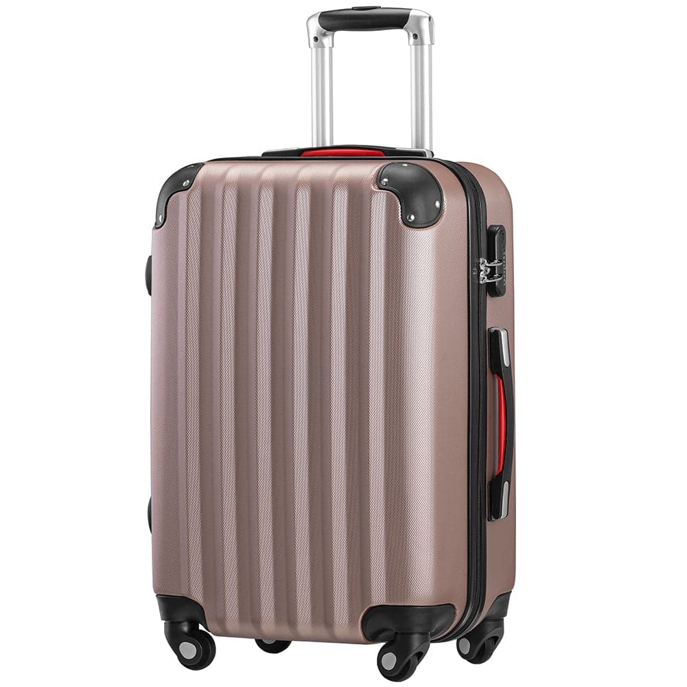 Set 3+1 Valigie Rigide Abs Trolley Easy Roll con Beauty Case e Lucchetto Rosa in Set di valigie Danyx - Casoria, commercioVirtuoso.it