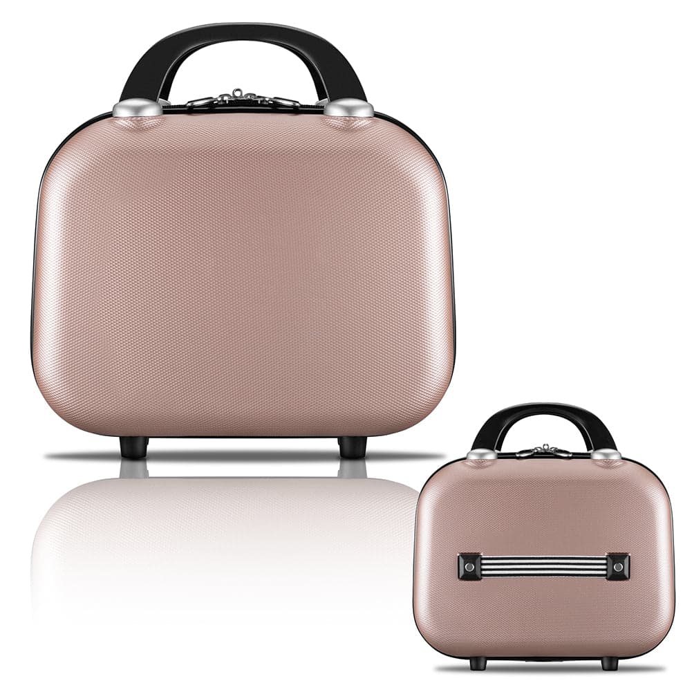 Set 3+1 Valigie Rigide Abs Trolley Easy Roll con Beauty Case e Lucchetto Rosa in Set di valigie Danyx - Casoria, commercioVirtuoso.it