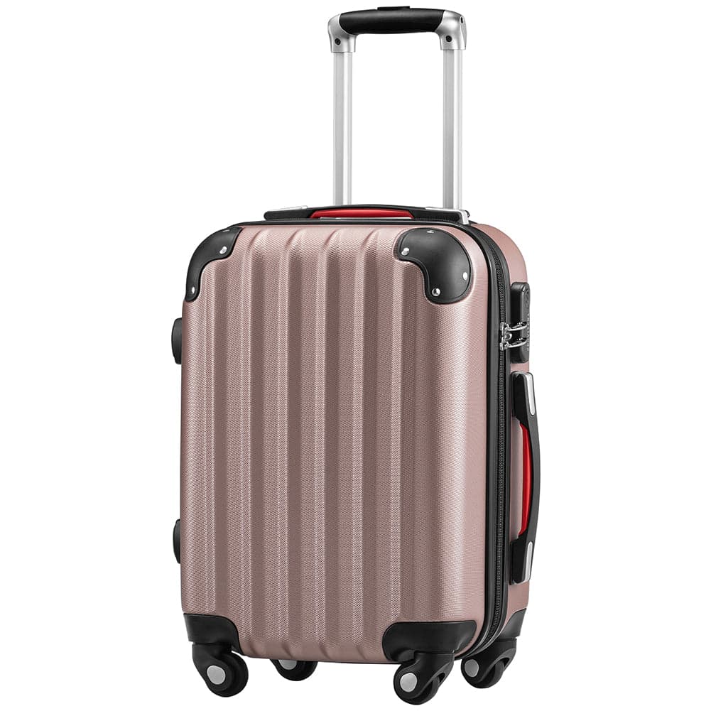 Set 3+1 Valigie Rigide Abs Trolley Easy Roll con Beauty Case e Lucchetto Rosa in Set di valigie Danyx - Casoria, commercioVirtuoso.it