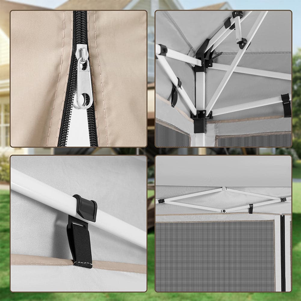 Gazebo Pieghevole 3x3 One Touch 3.6x3.6m Impermeabile upf50+ con Borsa e Zanzariere in Gazebo Danyx - Casoria, commercioVirtuoso.it