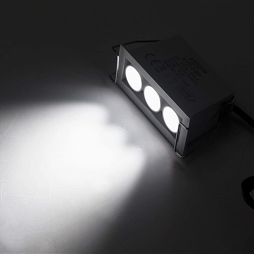 FARETTO LED RETTANGOLARE DA INCASSO 6WATT LUCE 3000K 6000K 4000K MODERNO XTD-3-B in Faretti da soffitto Trade Shop italia - Napoli, commercioVirtuoso.it