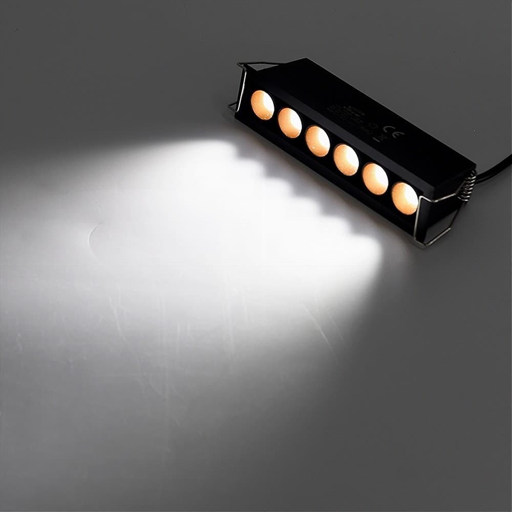 FARETTO LED RETTANGOLARE INCASSO 11W LUCE 6000K 4000K 3000K MODERNO NERO XTD-6-N in Faretti da soffitto Trade Shop italia - Napoli, commercioVirtuoso.it