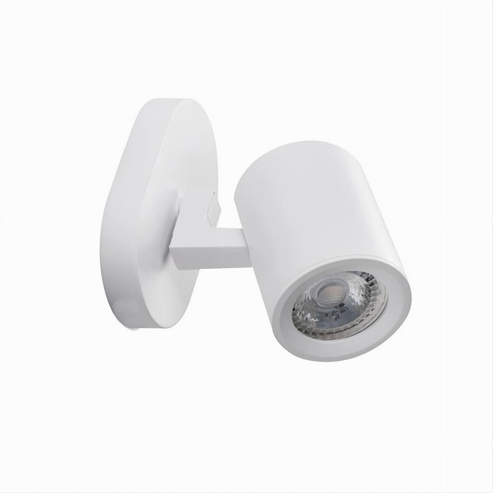 APPLIQUE ORIENTABILE DA SOFFITTO PARETE LAMPADA ATTACCO GU10 BIANCO NERO TH8801 in Faretti da soffitto Trade Shop italia - Napoli, commercioVirtuoso.it