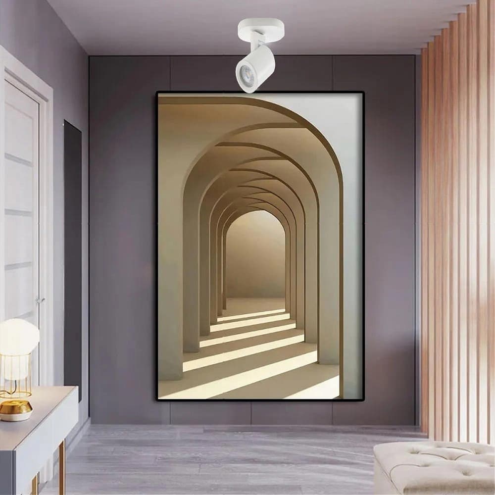APPLIQUE ORIENTABILE DA SOFFITTO PARETE LAMPADA ATTACCO GU10 BIANCO NERO TH8801 in Faretti da soffitto Trade Shop italia - Napoli, commercioVirtuoso.it