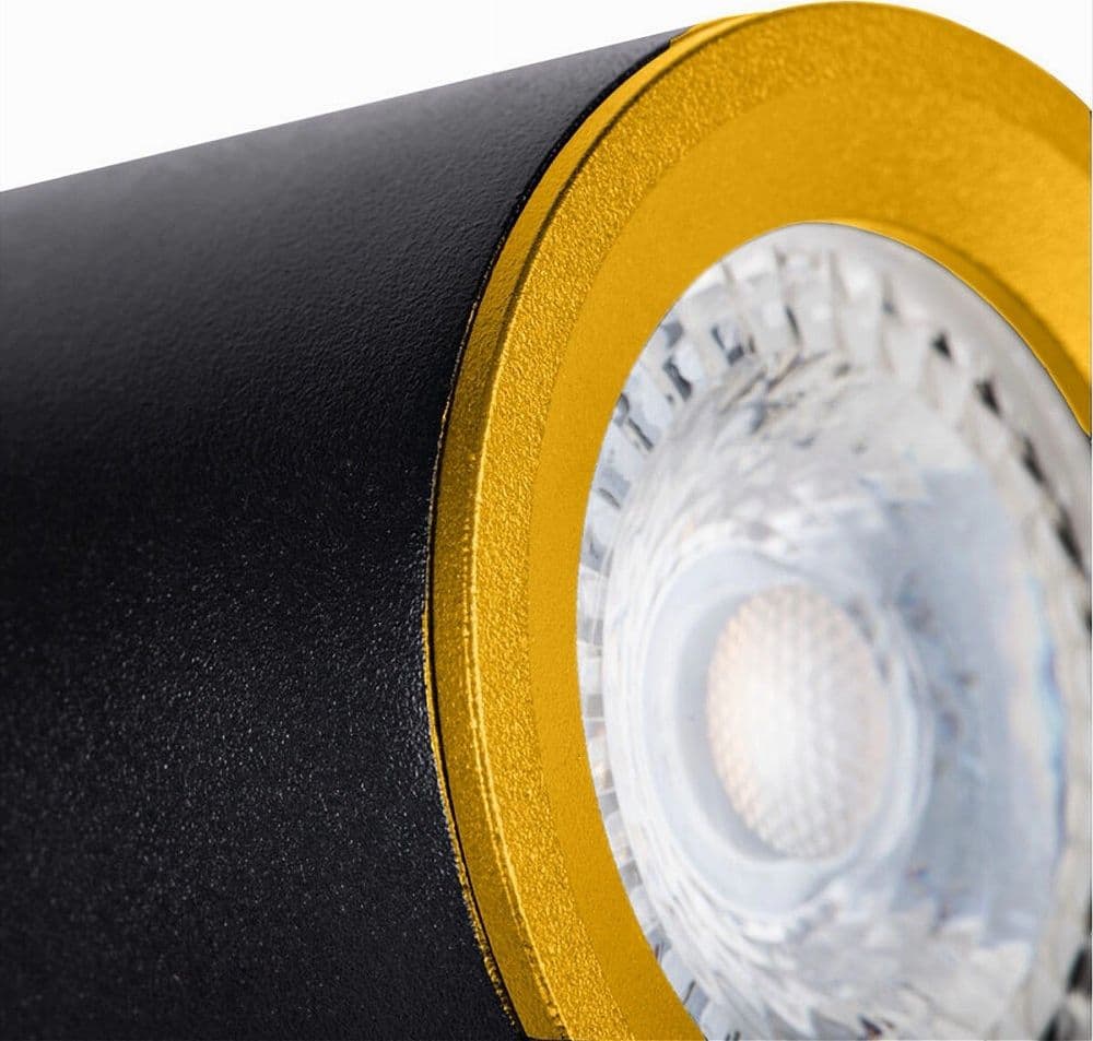 APPLIQUE ORIENTABILE DA SOFFITTO PARETE LAMPADA ATTACCO GU10 BIANCO NERO TH8801 in Faretti da soffitto Trade Shop italia - Napoli, commercioVirtuoso.it