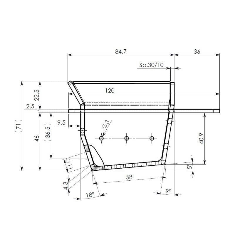 Assieme cestello braciere per stufe a pellet 14809003 in Accessori e parti per riscaldamenti Colella Ricambi - Casoria, commercioVirtuoso.it