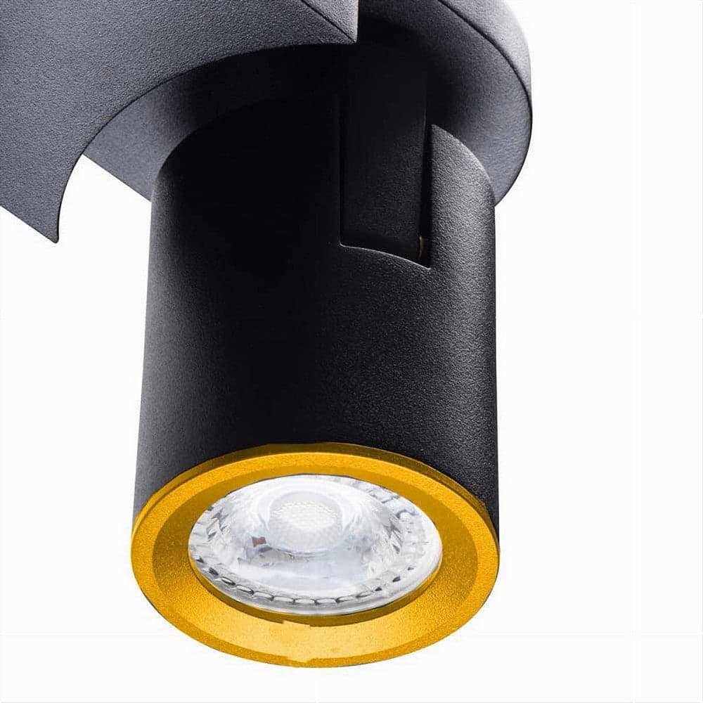 APPLIQUE 2 DIFFUSORI ORIENTABILE SOFFITTO PARETE LAMPADA GU10 BIANCO NERO TH8802 in Faretti da muro Trade Shop italia - Napoli, commercioVirtuoso.it