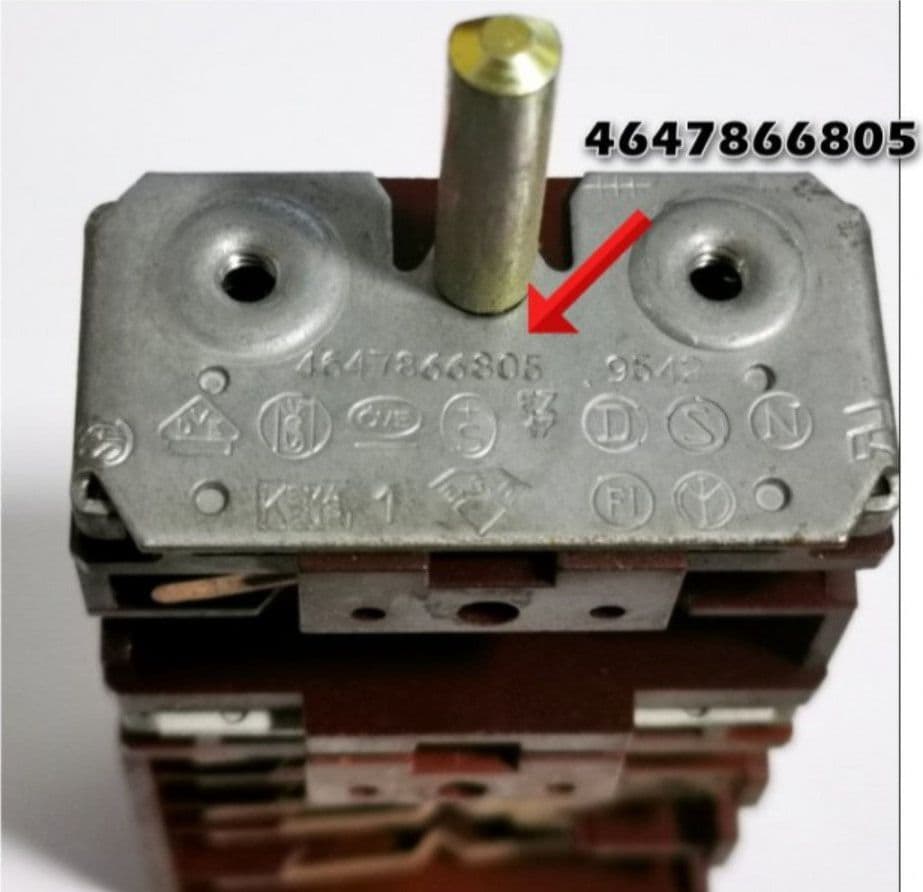 COMMUTATORE FORNO modello EGO 4647866805 PER NARDI / BEKO in prodotto EuroStore07 - Alatri, commercioVirtuoso.it