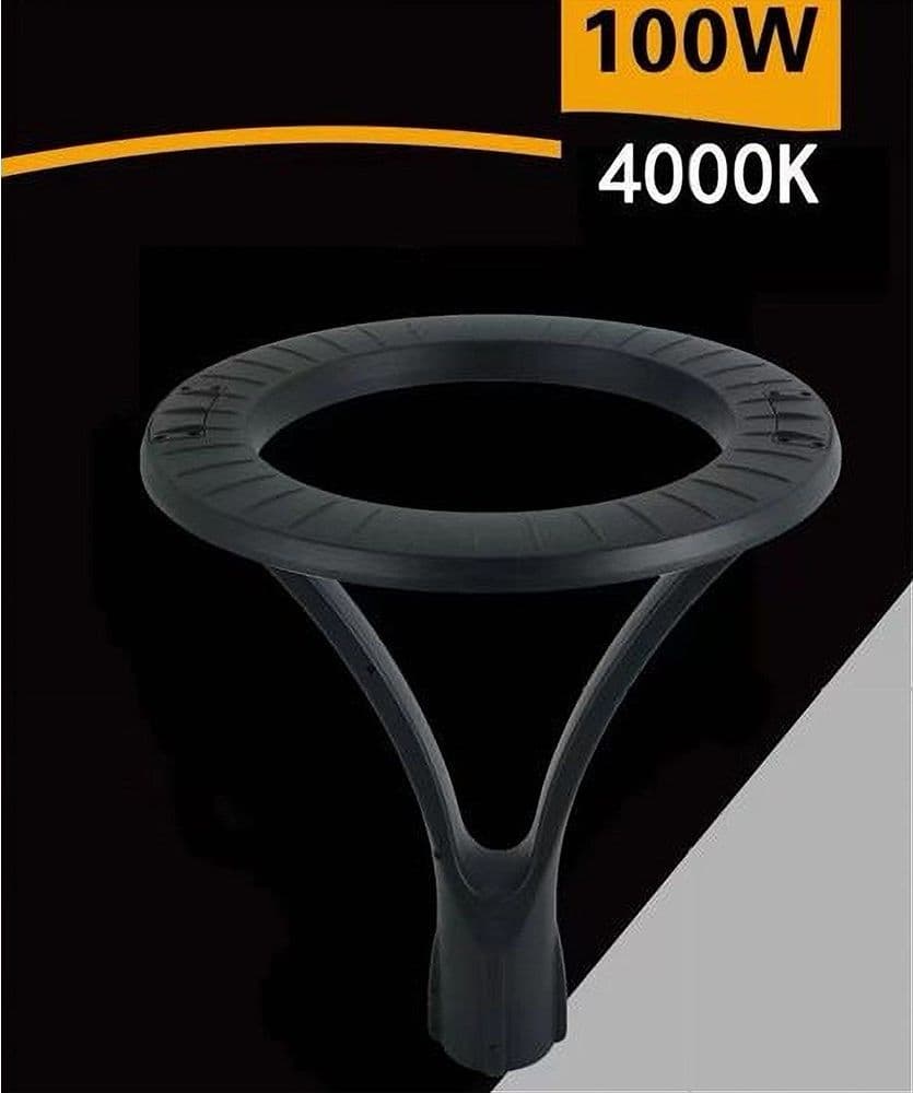 LAMPIONE MODERNO LED 100W CERCHIO FUNGO IP65 LUCE ESTERNI GIARDINO CORTILE GD-100W in Lampioni Trade Shop italia - Napoli, commercioVirtuoso.it