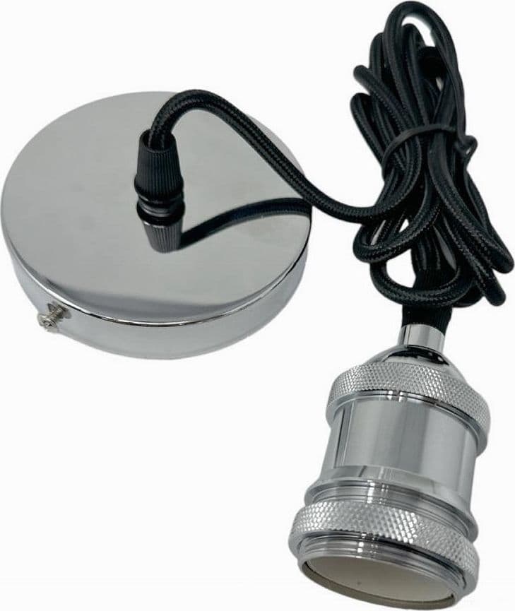 LAMPADARIO PORTALAMPADA A SOSPENSIONE PER LAMPADINE E27 PENDENTE 2 METRI E27-2M in Lampade a sospensione Trade Shop italia - Napoli, commercioVirtuoso.it