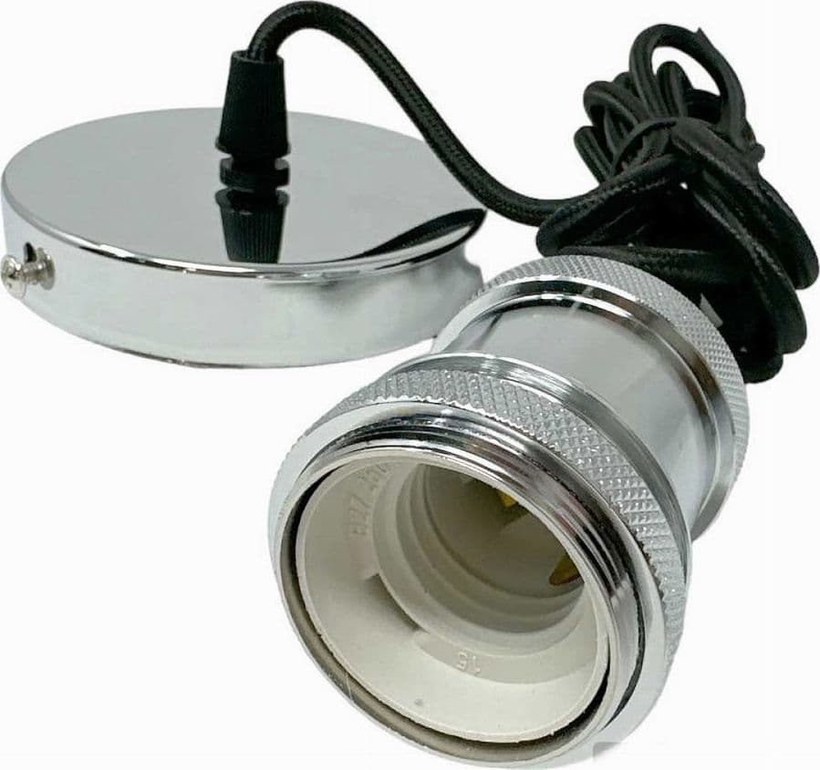 LAMPADARIO PORTALAMPADA A SOSPENSIONE PER LAMPADINE E27 PENDENTE 2 METRI E27-2M in Lampade a sospensione Trade Shop italia - Napoli, commercioVirtuoso.it