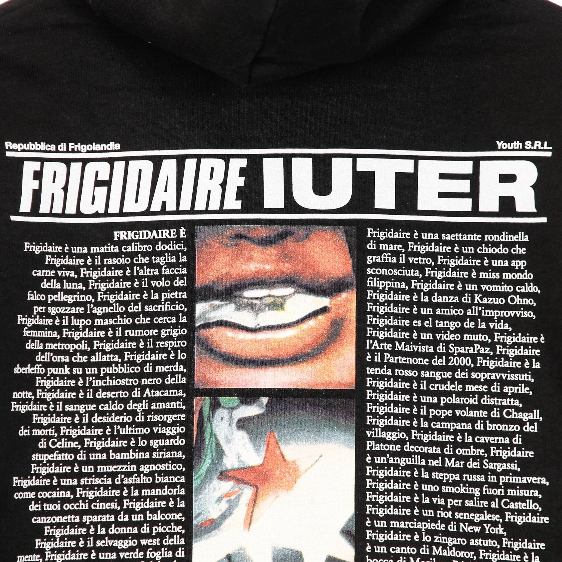 IUTER Felpa Leggera Cappuccio Uomo Pola Hoodie X Frigidaire Black da uomo in Felpe con cappuccio Drestige - Casamassima, commercioVirtuoso.it