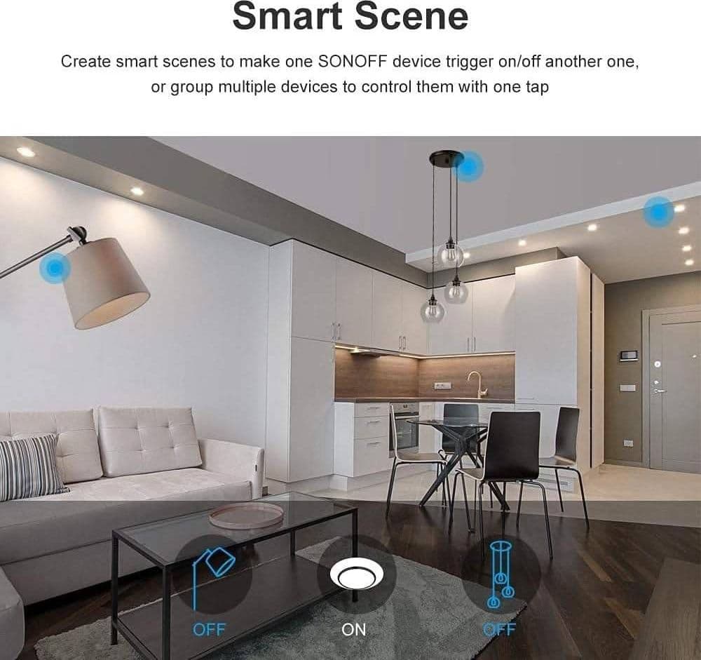INTERRUTTORE LUCE PARETE SMART HOME TOUCH WIRELESS WIFI A 3 CANALI SONOFF T0US3C in Interruttori dimmer Trade Shop italia - Napoli, commercioVirtuoso.it
