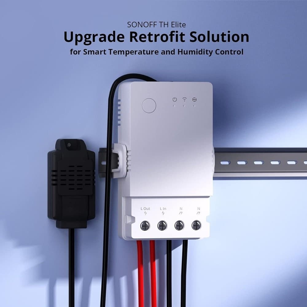 INTERRUTTORE RILEVAMENTO TEMPERATURA UMIDITÀ THR320 TH ORIGIN 20A SONOFF SMART WIFI in Termoregolatori Trade Shop italia - Napoli, commercioVirtuoso.it