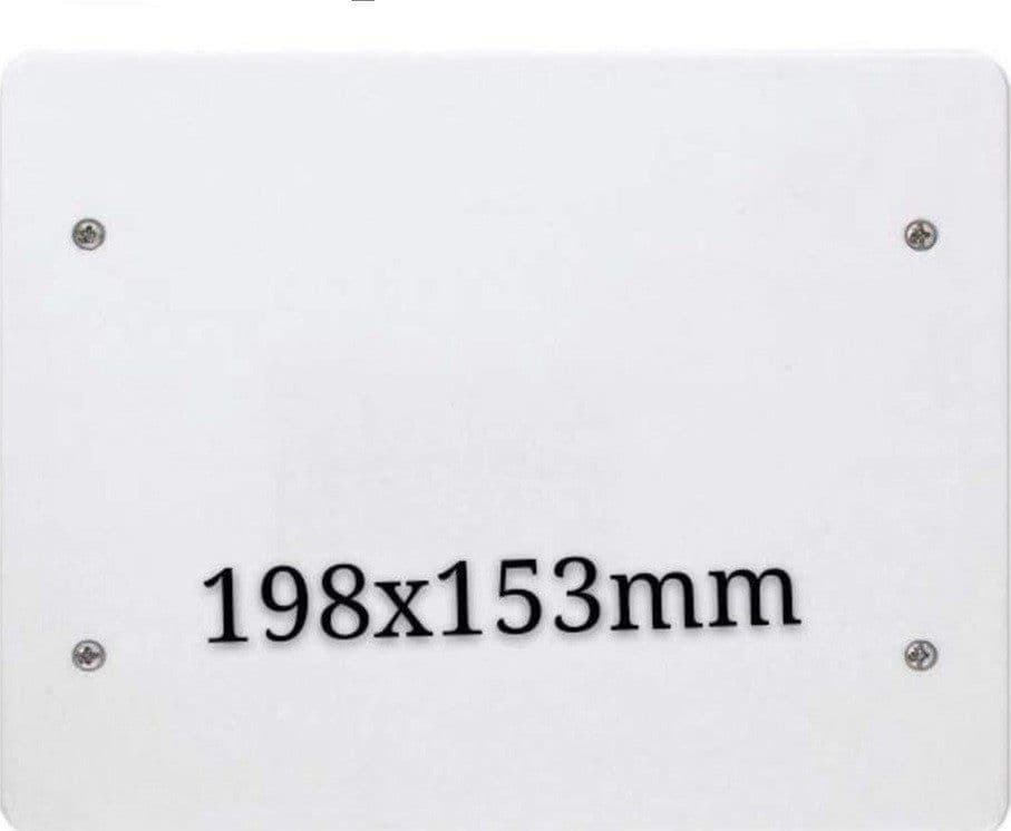 COPERCHIO DI RICAMBIO CON VITI PER CASSETTA DERIVAZIONE 198X153MM MIS. 6 FG10316 in Coperchi per scatole di derivazione Trade Shop italia - Napoli, commercioVirtuoso.it
