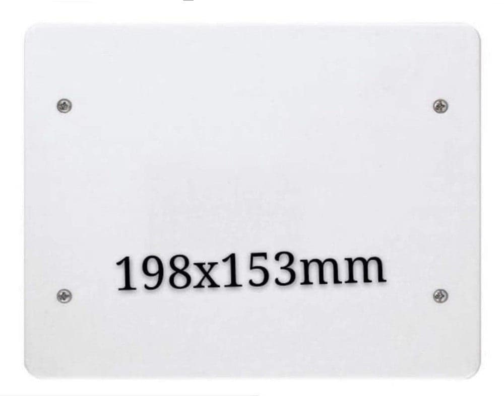 COPERCHIO DI RICAMBIO CON VITI PER CASSETTA DERIVAZIONE 198X153MM MIS. 6 FG10316 in Coperchi per scatole di derivazione Trade Shop italia - Napoli, commercioVirtuoso.it