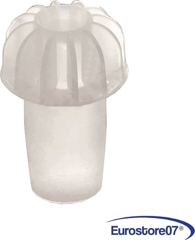 TAPPI IN PLASTICA LISCI PER BOTTIGLIA SPUMANTE 100 PEZZI FER 114844