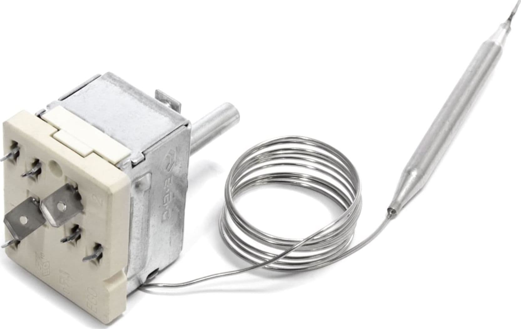TERMOSTATO SCALDABAGNO 110°C EGO 55.17022.030 110°C. Sonda: 83mm, Ø6mm. in prodotto EuroStore07 - Alatri, commercioVirtuoso.it