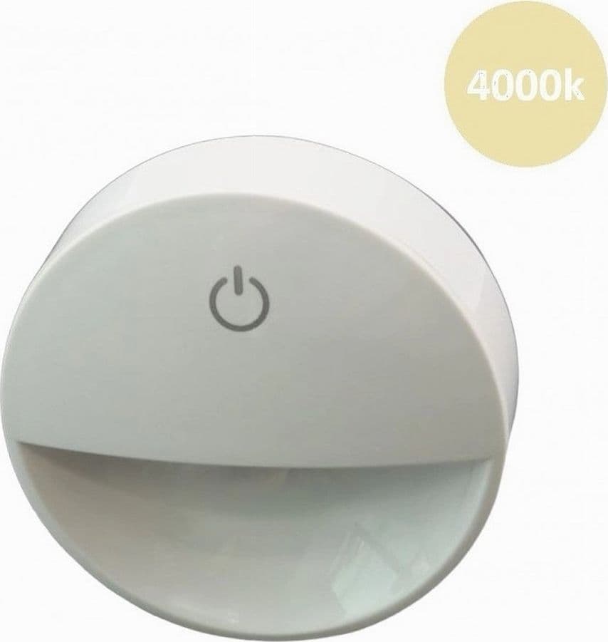 LAMPADA NOTTURNA CON SPINA ACCENSIONE TOUCH PUNTO LUCE LED TONDA BIANCO XGCMD-001 in Luci notturne per bambini Trade Shop italia - Napoli, commercioVirtuoso.it
