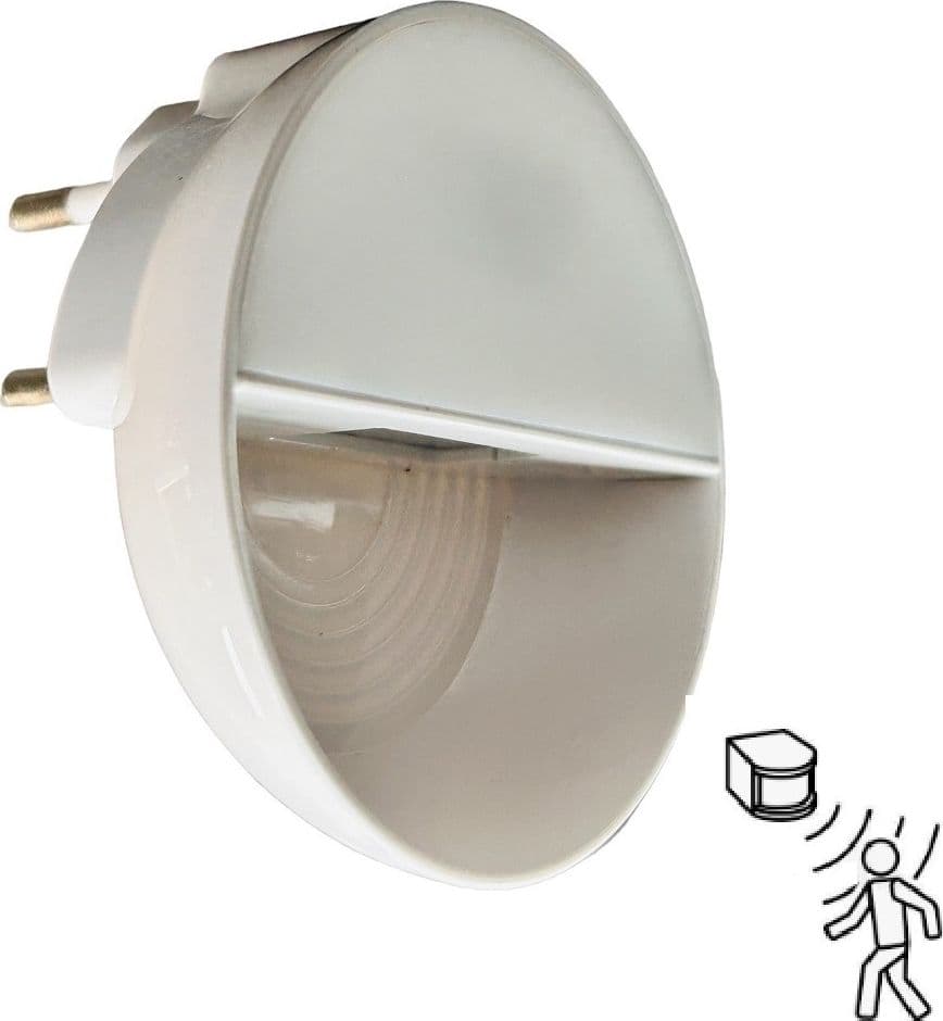 LAMPADA LED CON SPINA LUCE NOTTURNA SEGNAPASSO SENSORE MOVIMENTO 0.4W XGGYD-002 in Luci notturne Trade Shop italia - Napoli, commercioVirtuoso.it