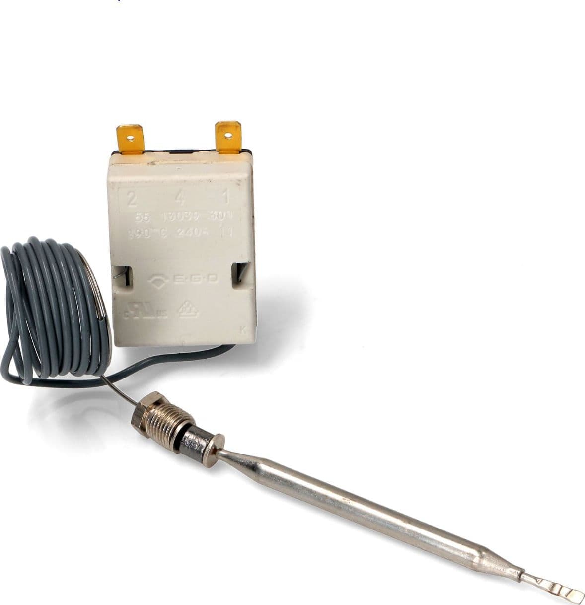 TERMOSTATO FRIGGITRICE 95°-190°C EGO 55.13039.300 2 CONTATTI Sonda: Ø6mm in prodotto EuroStore07 - Alatri, commercioVirtuoso.it