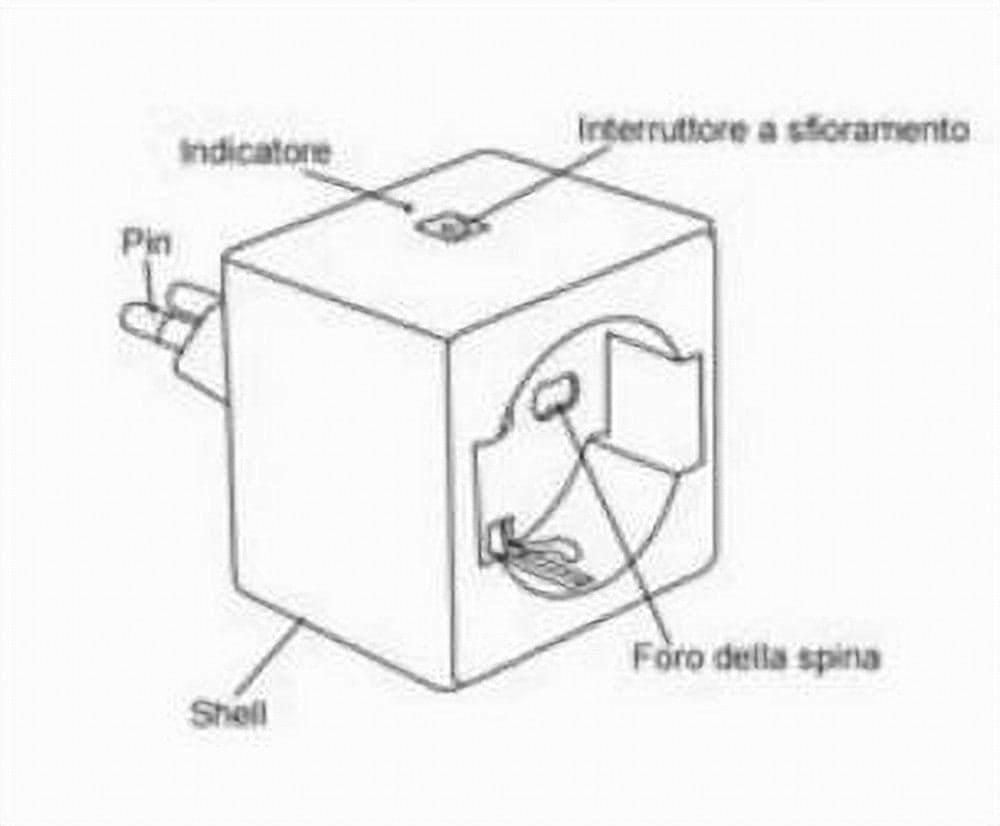 PRESA INTELLIGENTE WIFI SPINA WIRELESS MONITORAGGIO ENERGETICO SMART PLUG ZY-OYD-Y in Spine intelligenti e telecomandate Trade Shop italia - Napoli, commercioVirtuoso.it