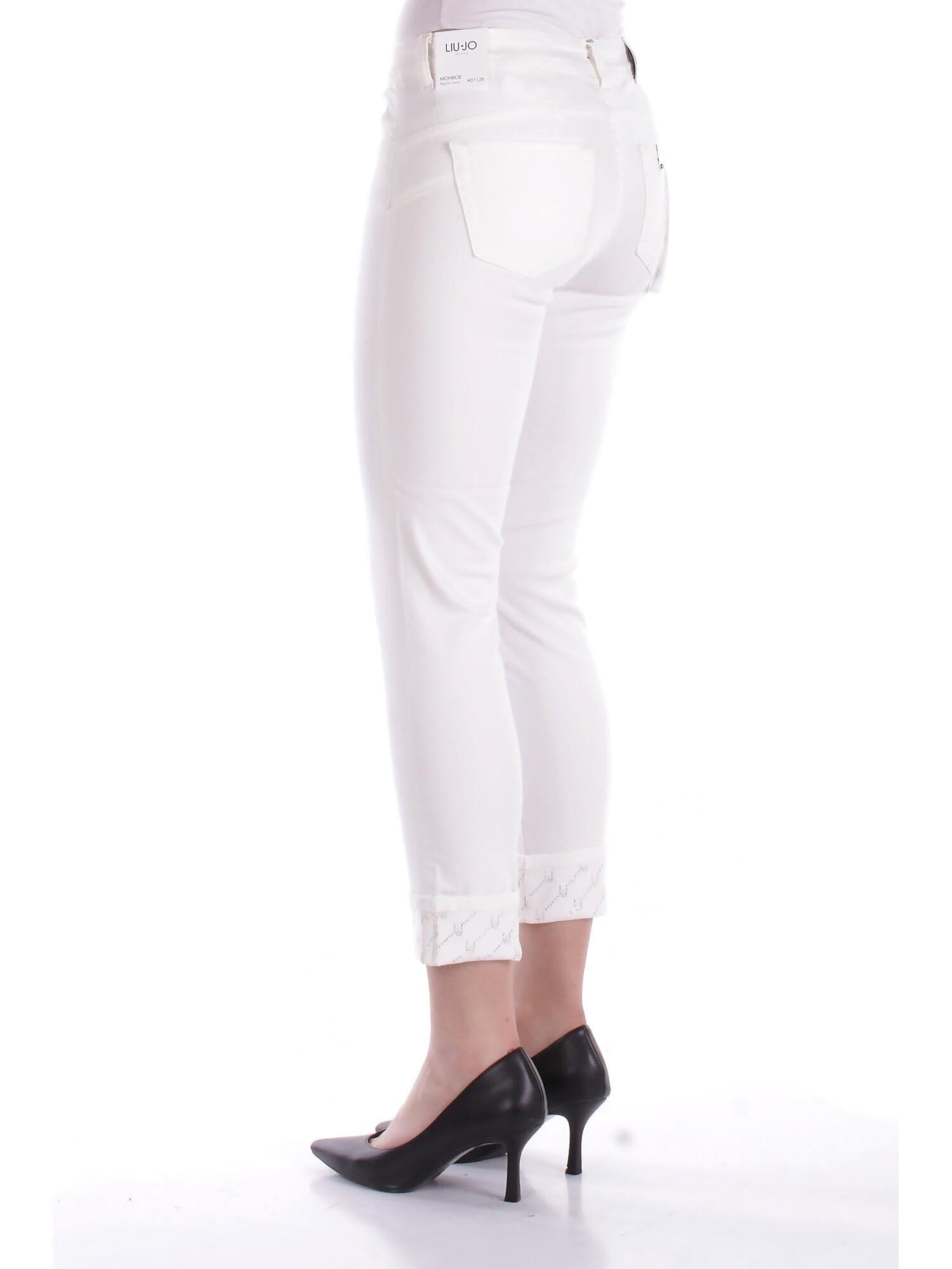 Liu Jo Jeans Bianco lana da donna in Pantaloni Drestige - Casamassima, commercioVirtuoso.it