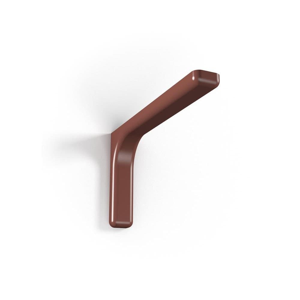 Coppia di reggimensola in ferro zincato con copertura in materiale plastico in Staffe e supporti per mensole Aloiserw.com - Altomonte, commercioVirtuoso.it
