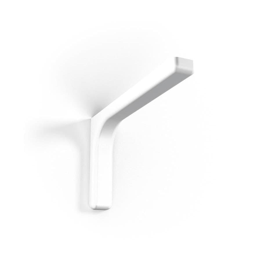 Coppia di reggimensola in ferro zincato con copertura in materiale plastico in Staffe e supporti per mensole Aloiserw.com - Altomonte, commercioVirtuoso.it