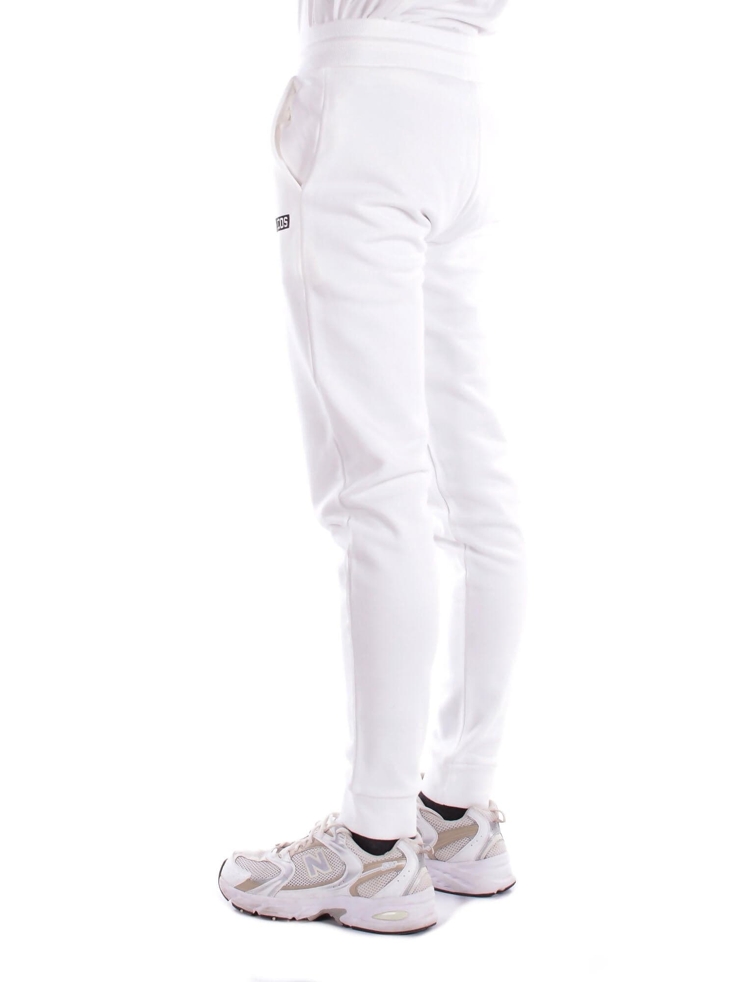 GCDS Pantaloni Bianco da uomo in Pantaloni Drestige - Casamassima, commercioVirtuoso.it