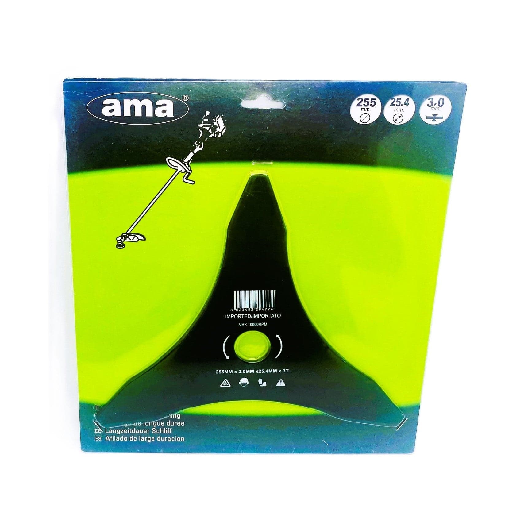 Disco 3 Denti Acciaio d.255x25,4x3 mm per Decespugliatore Ama in Accessori per decespugliatori Taliachicce.it - Milazzo, commercioVirtuoso.it