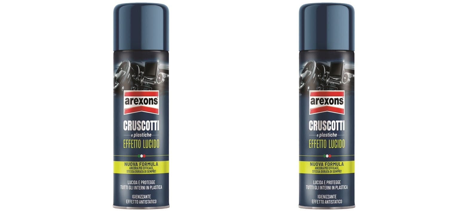 AREXONS LUCIDA CRUSCOTTI PER AUTO - ml.600 in bombola spray -- - pz 2 in prodotto EuroStore07 - Alatri, commercioVirtuoso.it