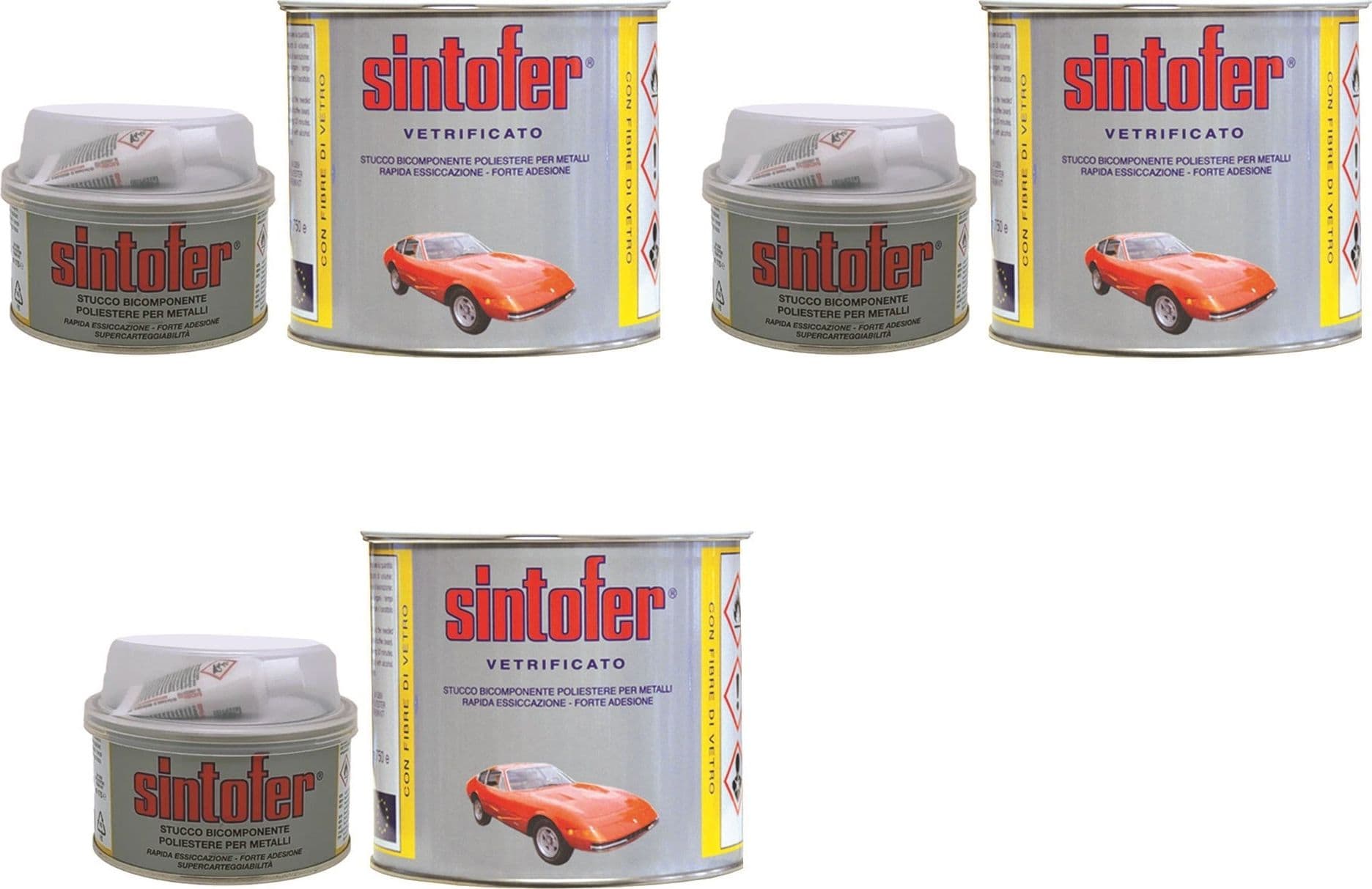 SINTOFER STUCCO PER METALLO VETRIFICATO ml.175 ambrato "tipo vetrificato" pz 3 in prodotto EuroStore07 - Alatri, commercioVirtuoso.it
