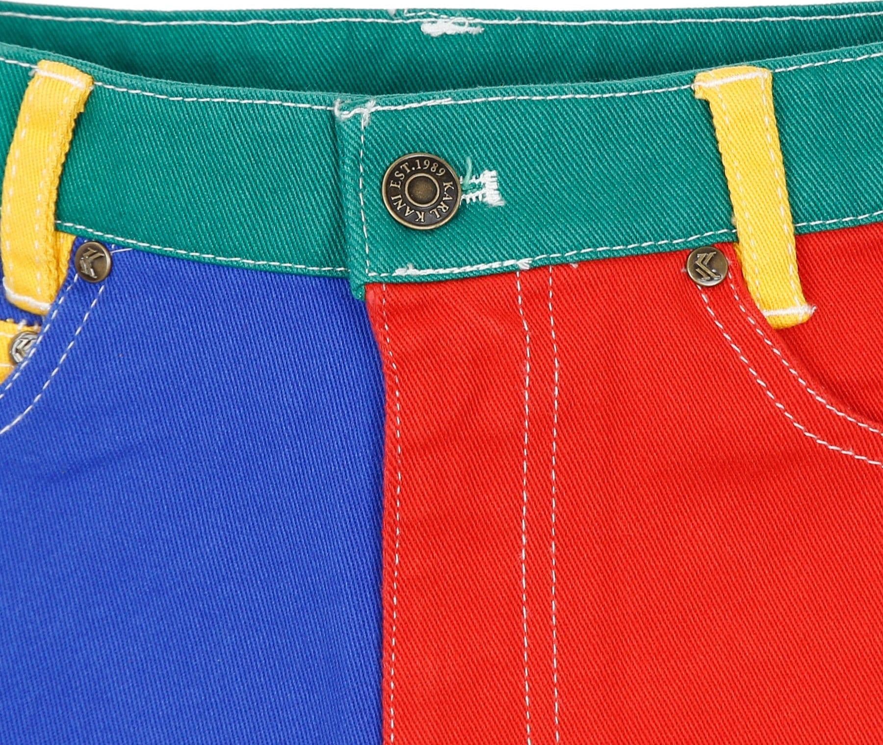 KARL KANI Pantaloncino Donna Og Block Skirt Multi da donna in Pantaloncini Drestige - Casamassima, commercioVirtuoso.it