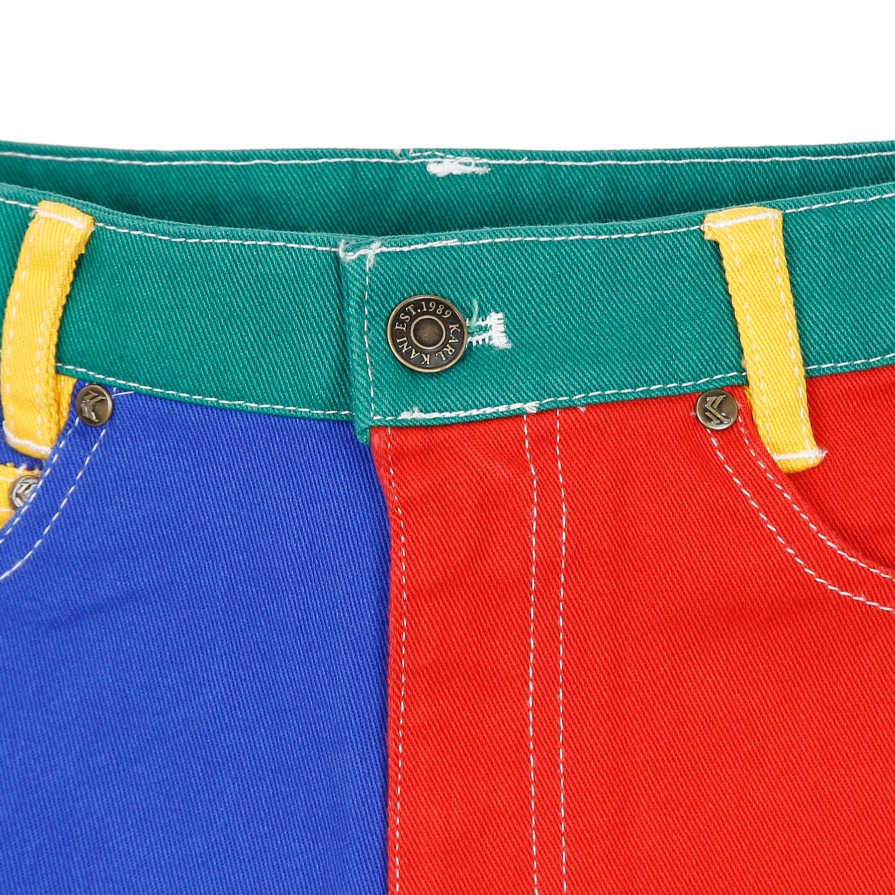 KARL KANI Pantaloncino Donna Og Block Skirt Multi da donna in Pantaloncini Drestige - Casamassima, commercioVirtuoso.it